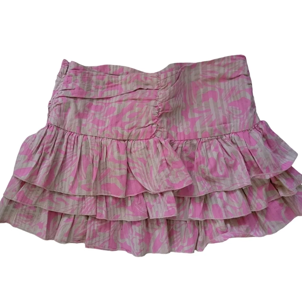 Vintage Y2K Tommy Jeans Ruffled Mini Skirt Size 5